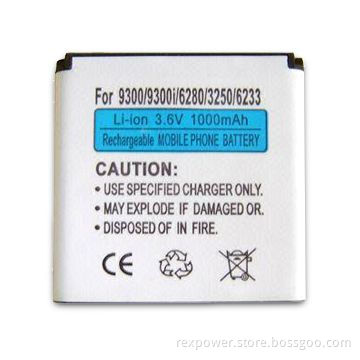 Mobile Phone Battery with GSM Network, Suitable for Nokia 9300, 9300i, 6280, 3250 and 6233 Models